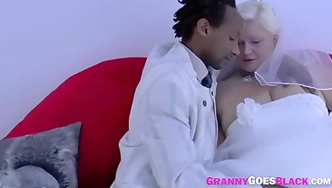 Busty Granny Gets Eaten Out