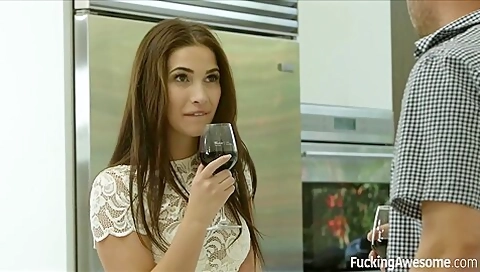 Featuring And Elena Koshkas Brunette Action