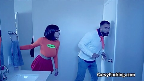 Sloppy Oral By Curvy Big Tit Velma